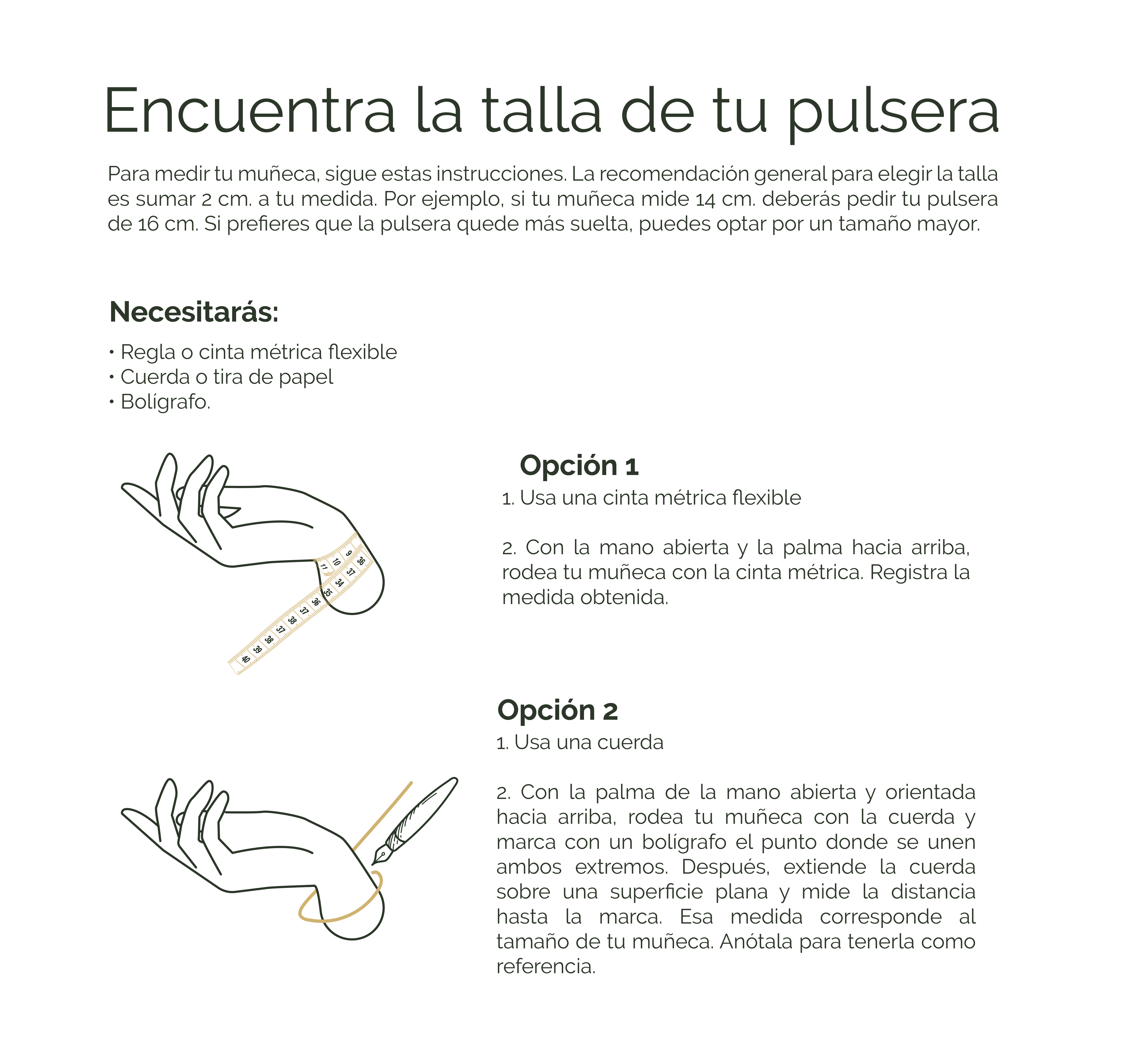 Guía de Medida Pulseras 1